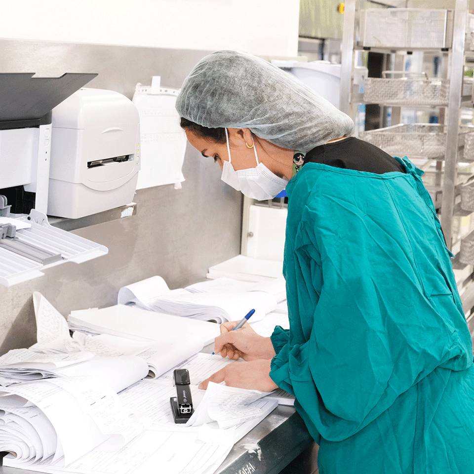 Sterilizasyon süreç kaydı